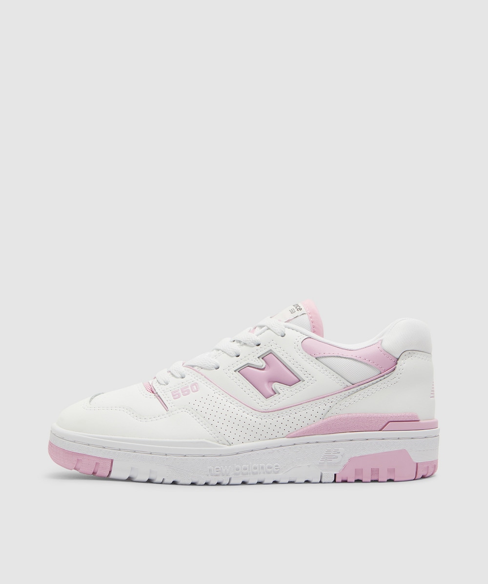 New Balance BB550 Sneaker WHITE BABY PINK WHITE SEVENSTORE