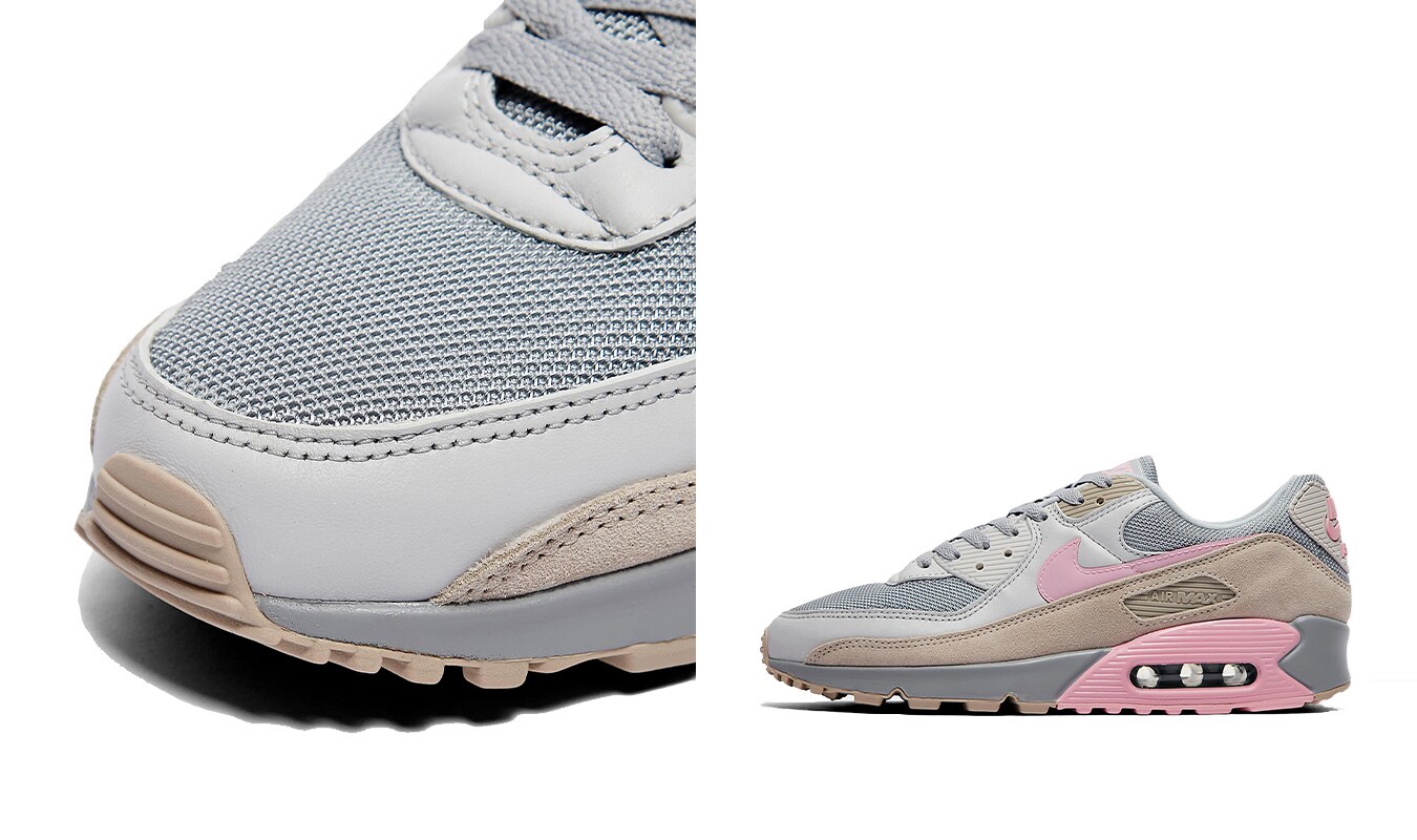 nike air max 90 pink and grey