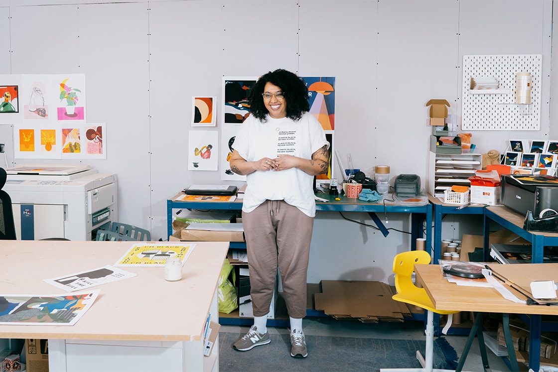 SUMUYYA KHADER IS PRINTING A CREATIVE COMMUNITY