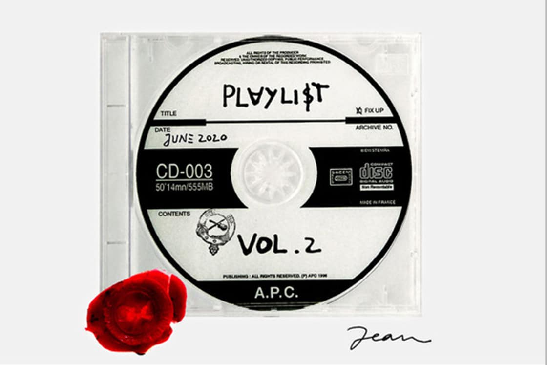 WHAT WE'RE LISTENING TO: A.P.C. JEAN TOUITOU PLAYLIST VOL. 2