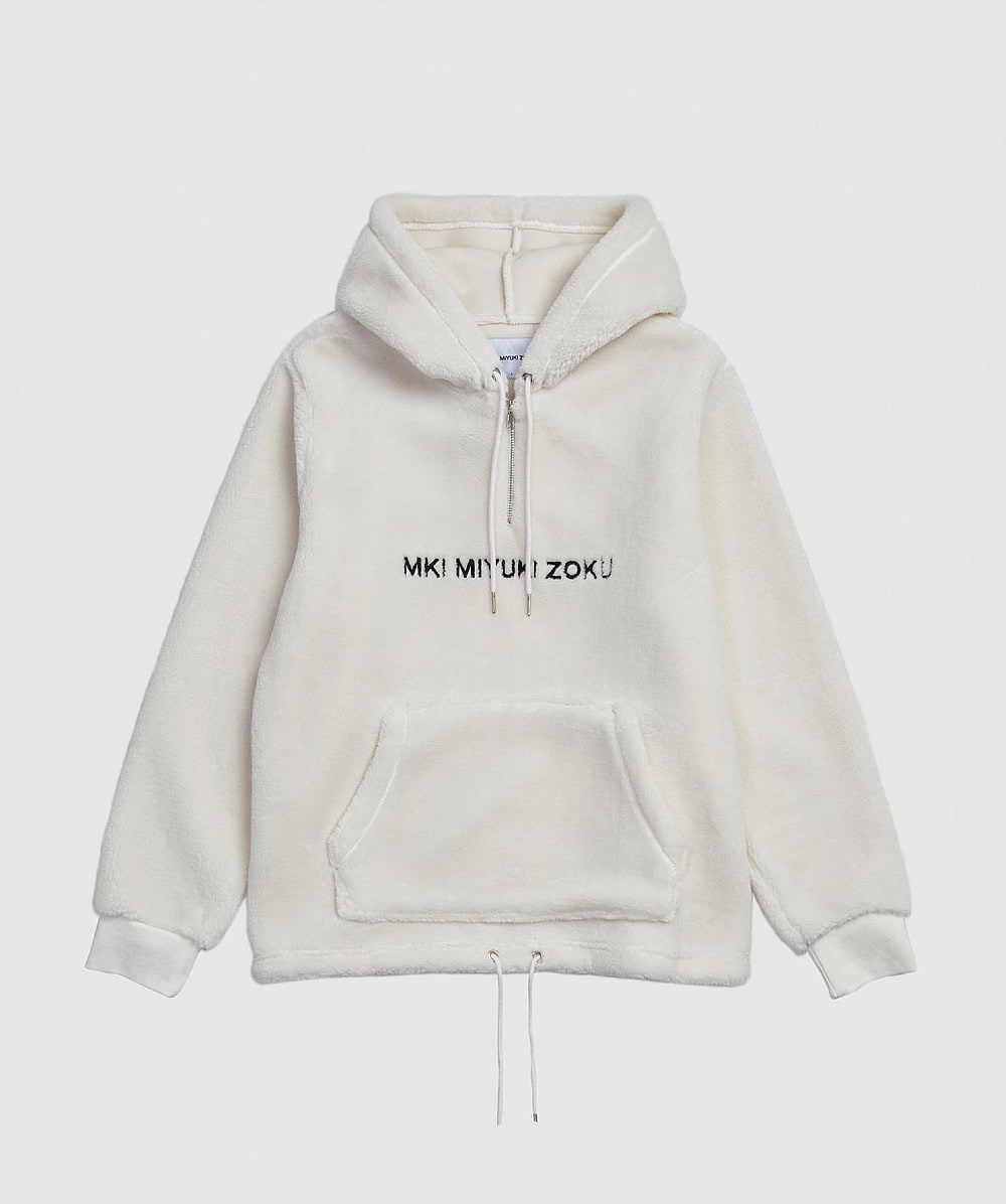 mki white hoodie