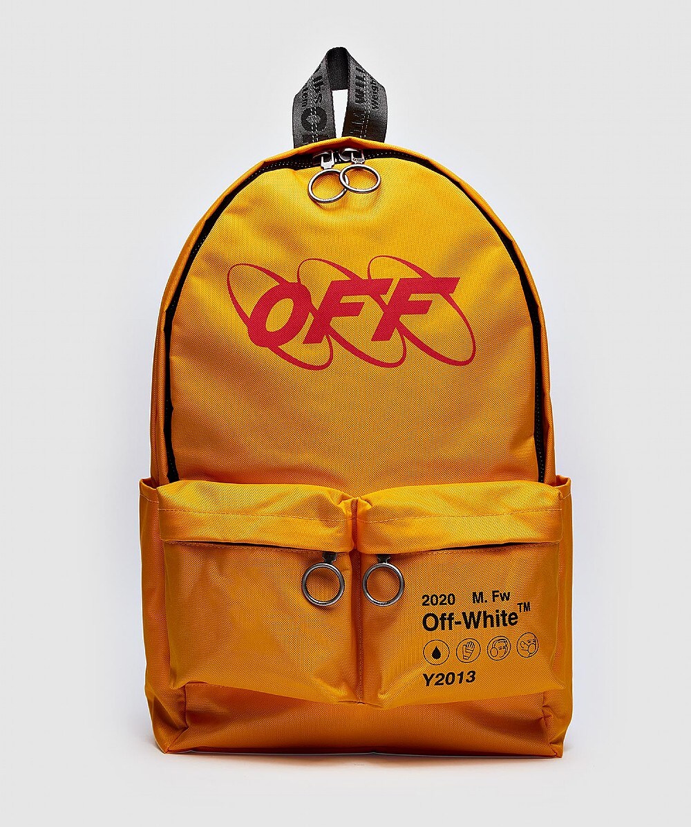 off white yellow bag strap