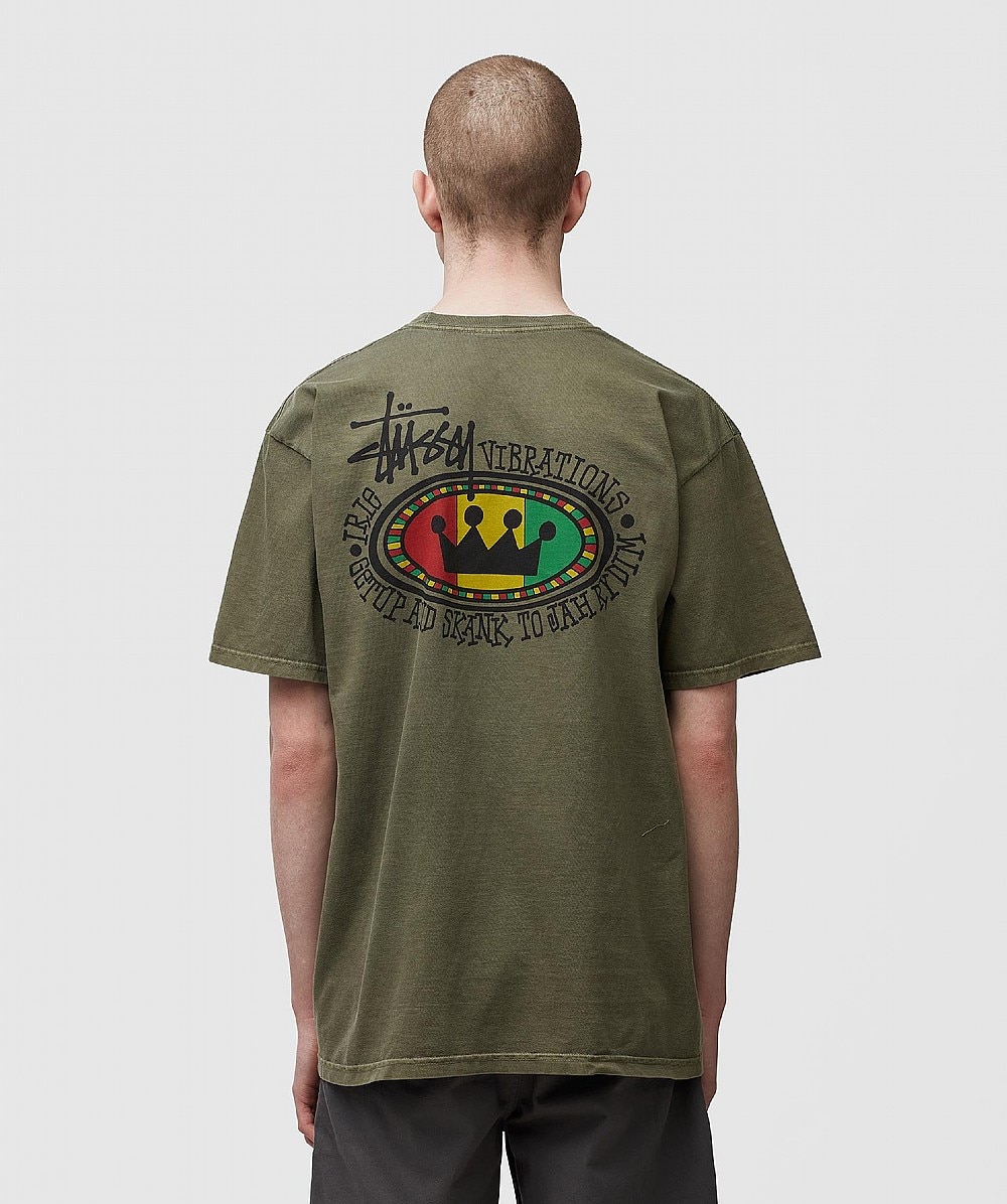 Stussy rasta discount oval tee