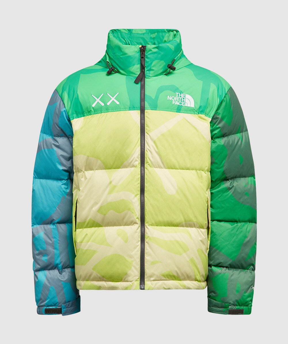 green north face winter coat