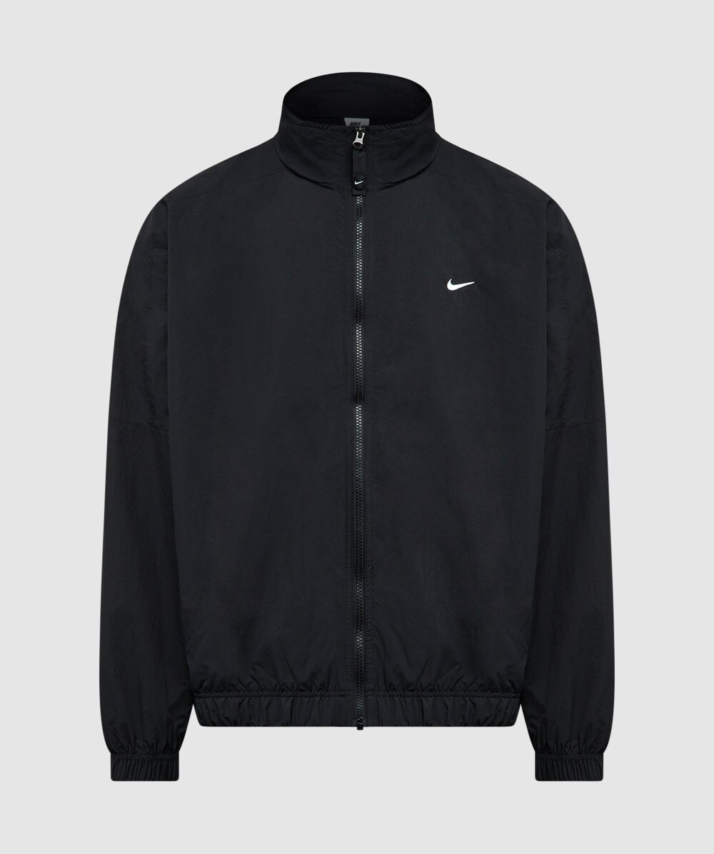 Nike Solo swoosh woven track jacket | BLACK/WHITE | SEVENSTORE