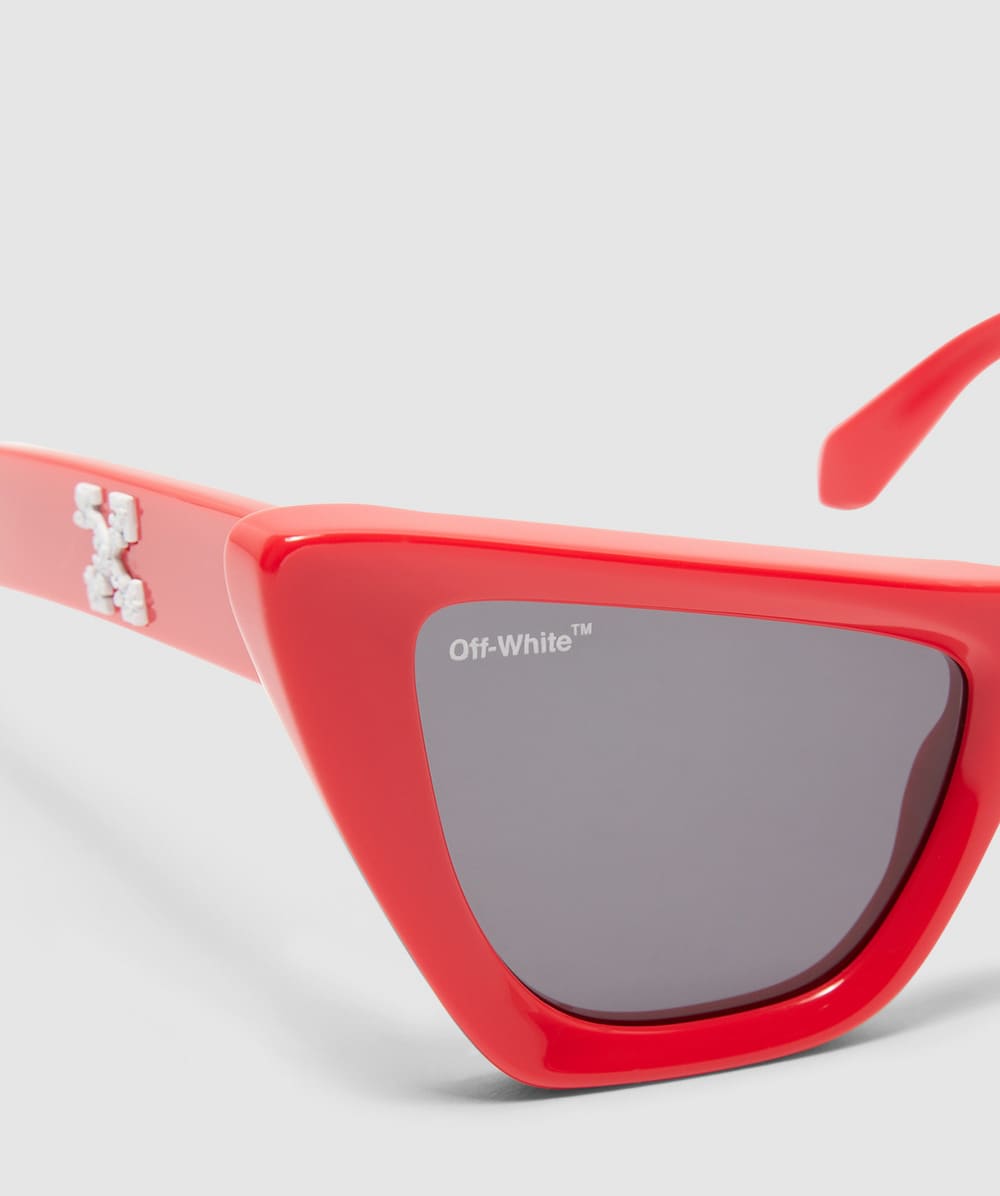 Off White CO Virgil Abloh Edvard sunglasses | RED | SEVENSTORE