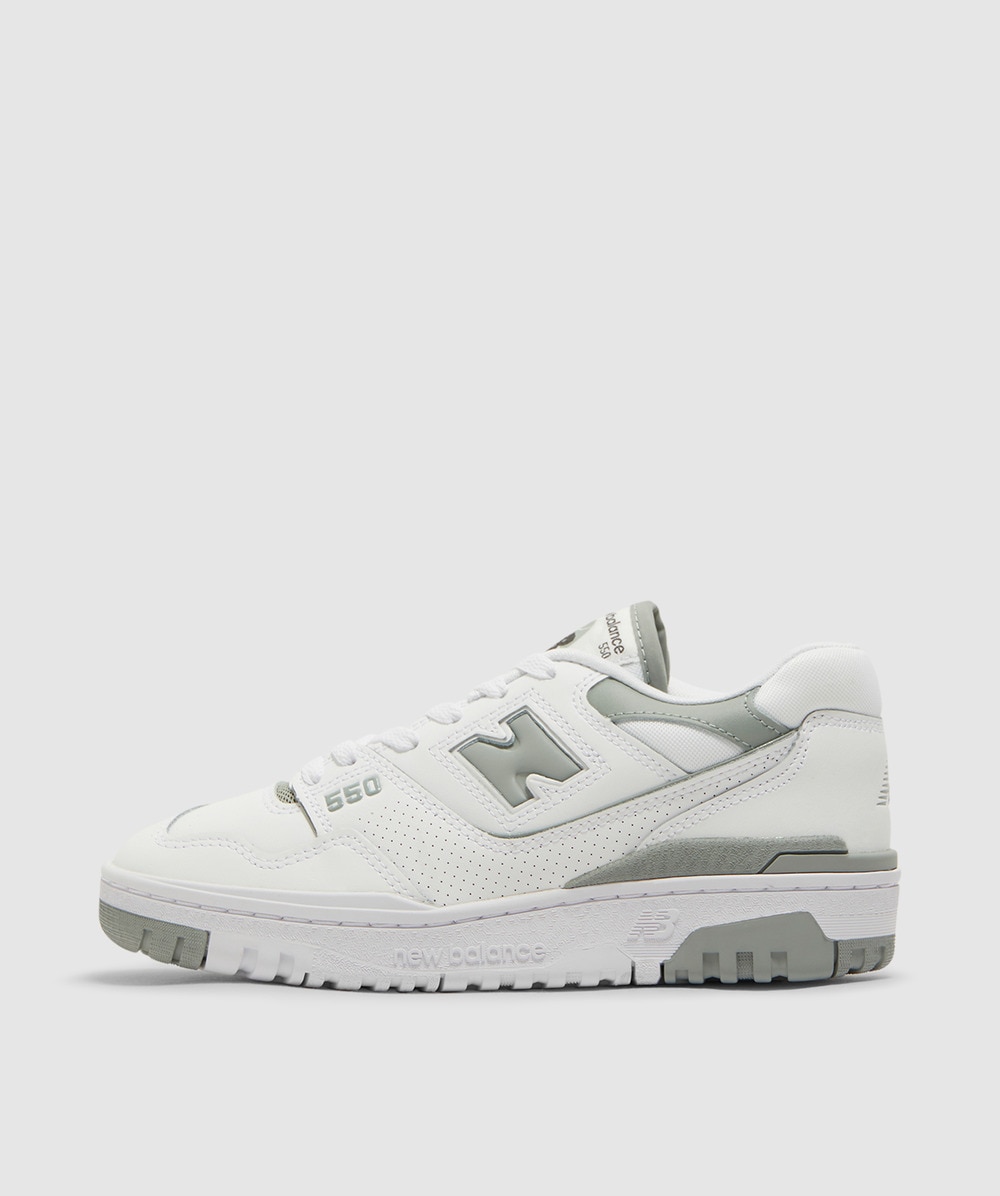 new balance bb550 sneakers in white brown