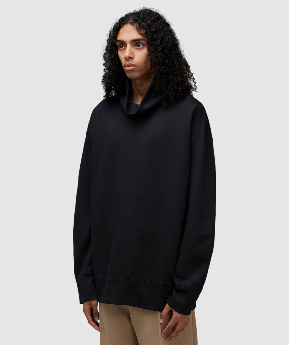 Turtleneck zip hot sale up hoodie