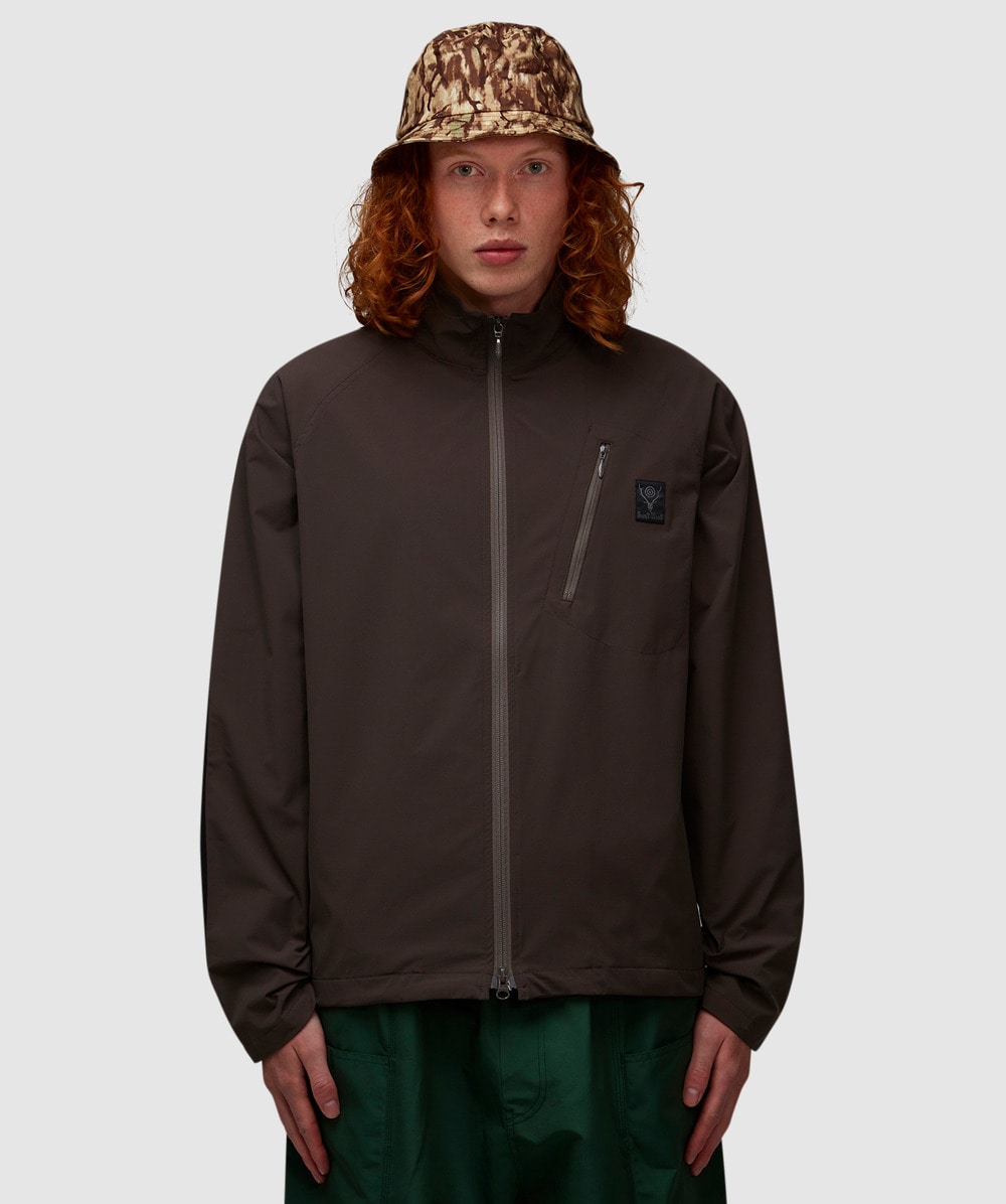 South2 West8 Zipped trail shirt jacket | BROWN | SEVENSTORE