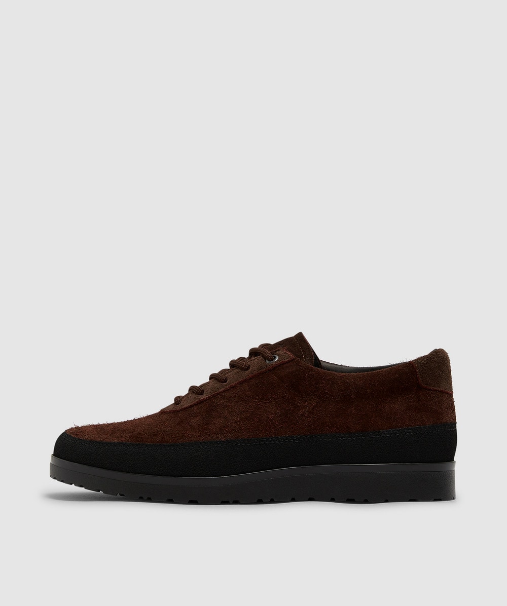 Tarvas Explorer hairy suede sneaker | COFFE BEAN | SEVENSTORE