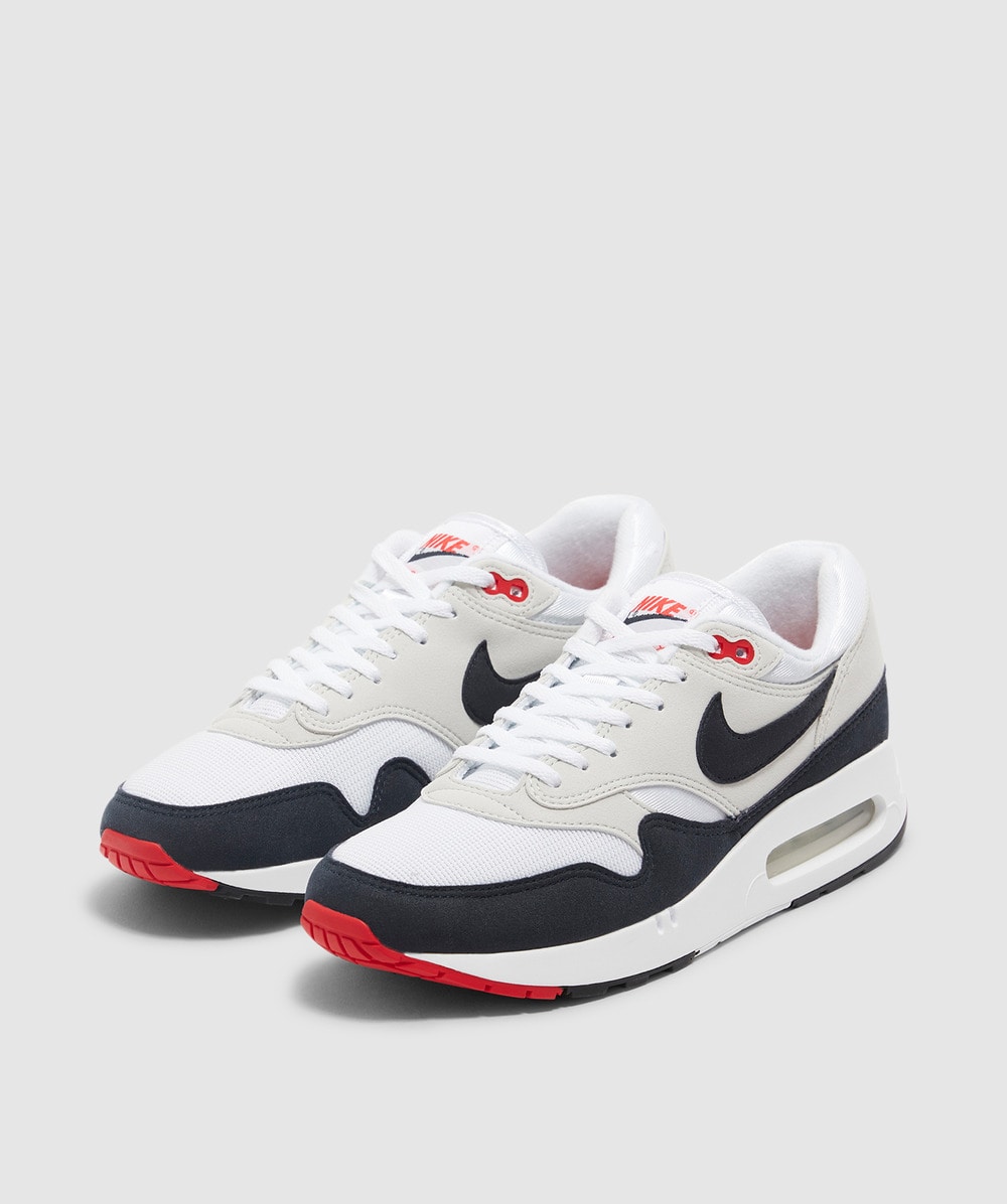 Nike air max 1 anniversary qs - white/dark obsidian/neutral grey/black sale