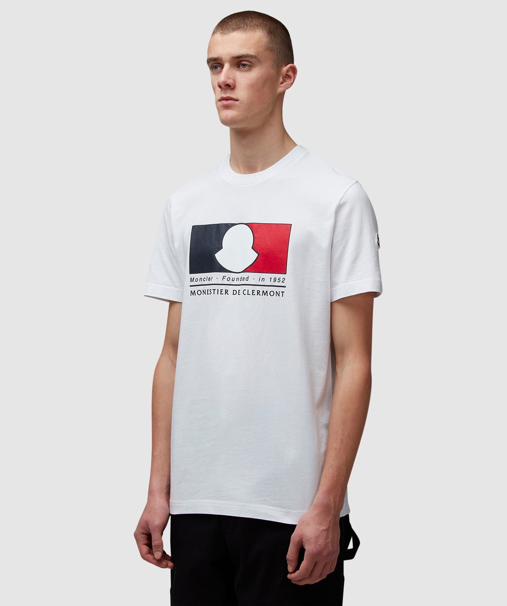 Moncler tricolour best sale t shirt