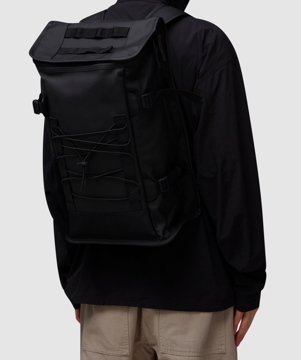 Rains Trail mountaineer bag BLACK SEVENSTORE