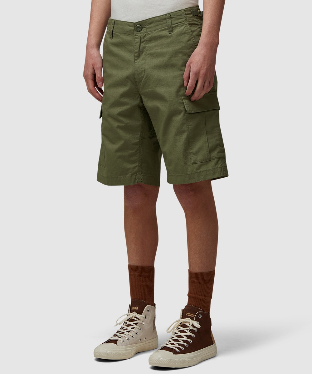 Carhartt WIP Aviation short DOLLAR GREEN SEVENSTORE