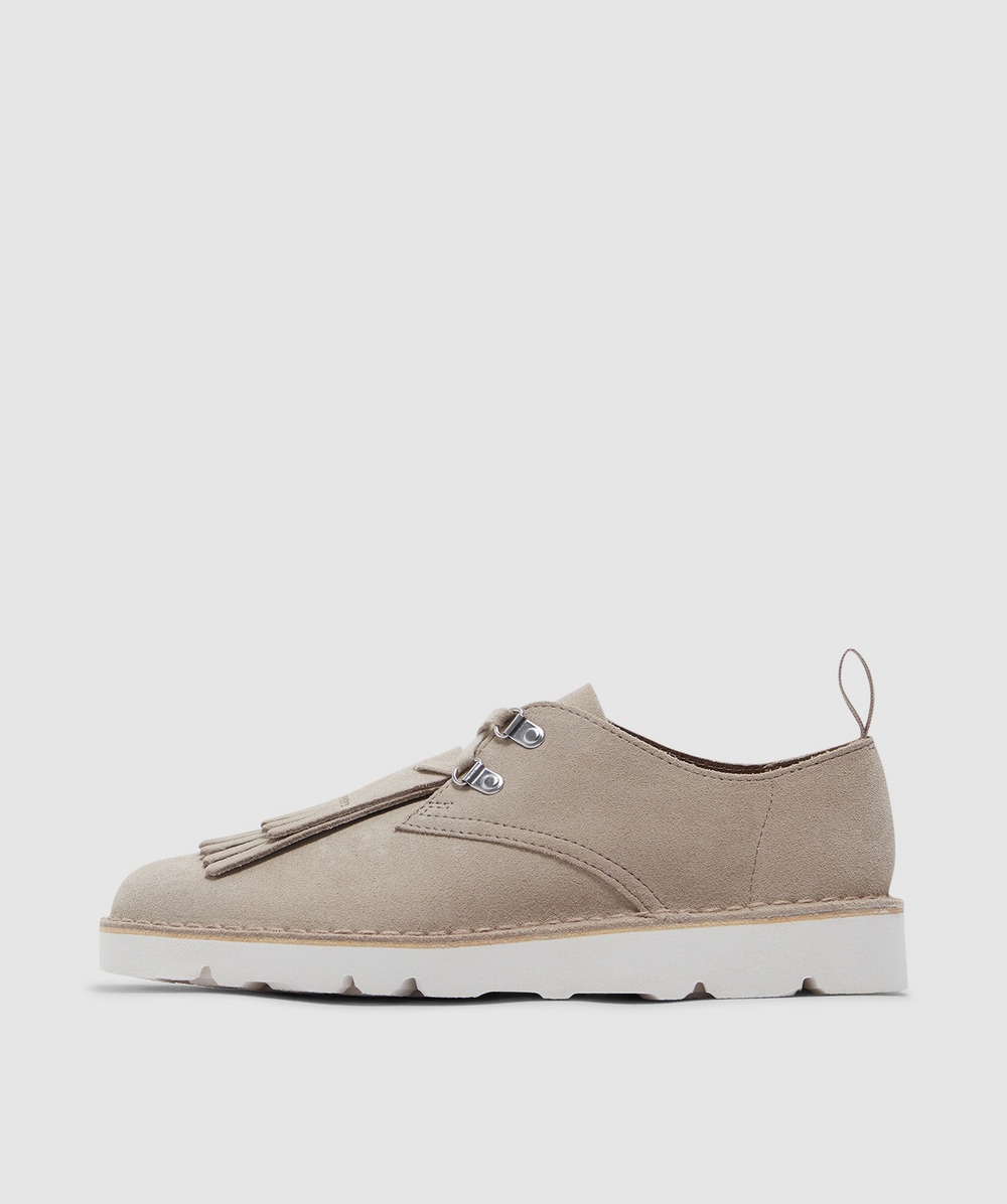 Clarks Originals X Engineered Garments Desert Khan Shoe Sand Suede Sevenstore