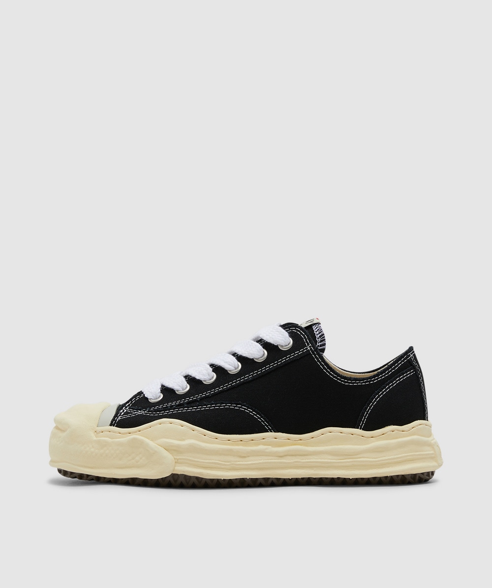 Maison Mihara Yasuhiro Hank low og canvas sneaker | BLACK | SEVENSTORE