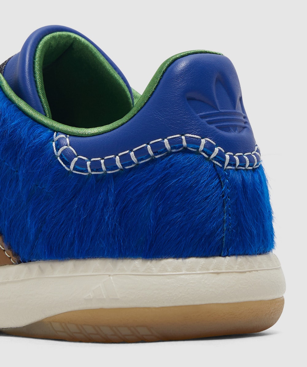 adidas Originals by Wales Bonner Samba millennium sneaker DESERT TEAM ROYAL BLUE CREW GREEN SEVENSTORE