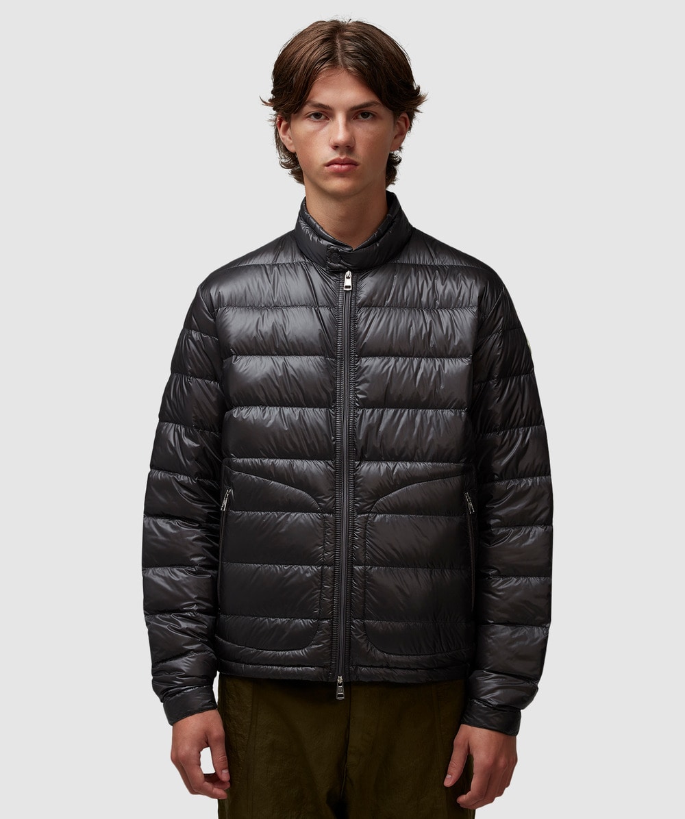 Shop Moncler Acorus Down Jacket In Grey