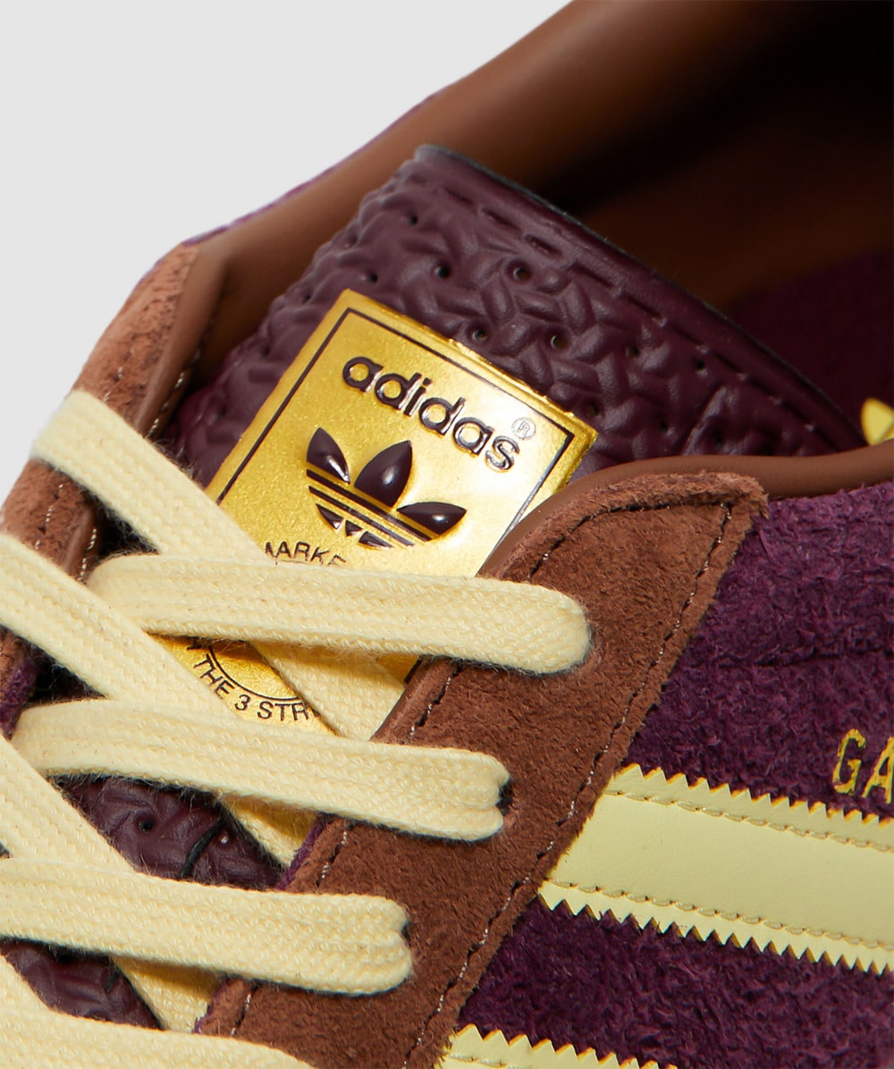 adidas Gazelle indoor sneaker MAROON ALMOST YELLOW SEVENSTORE