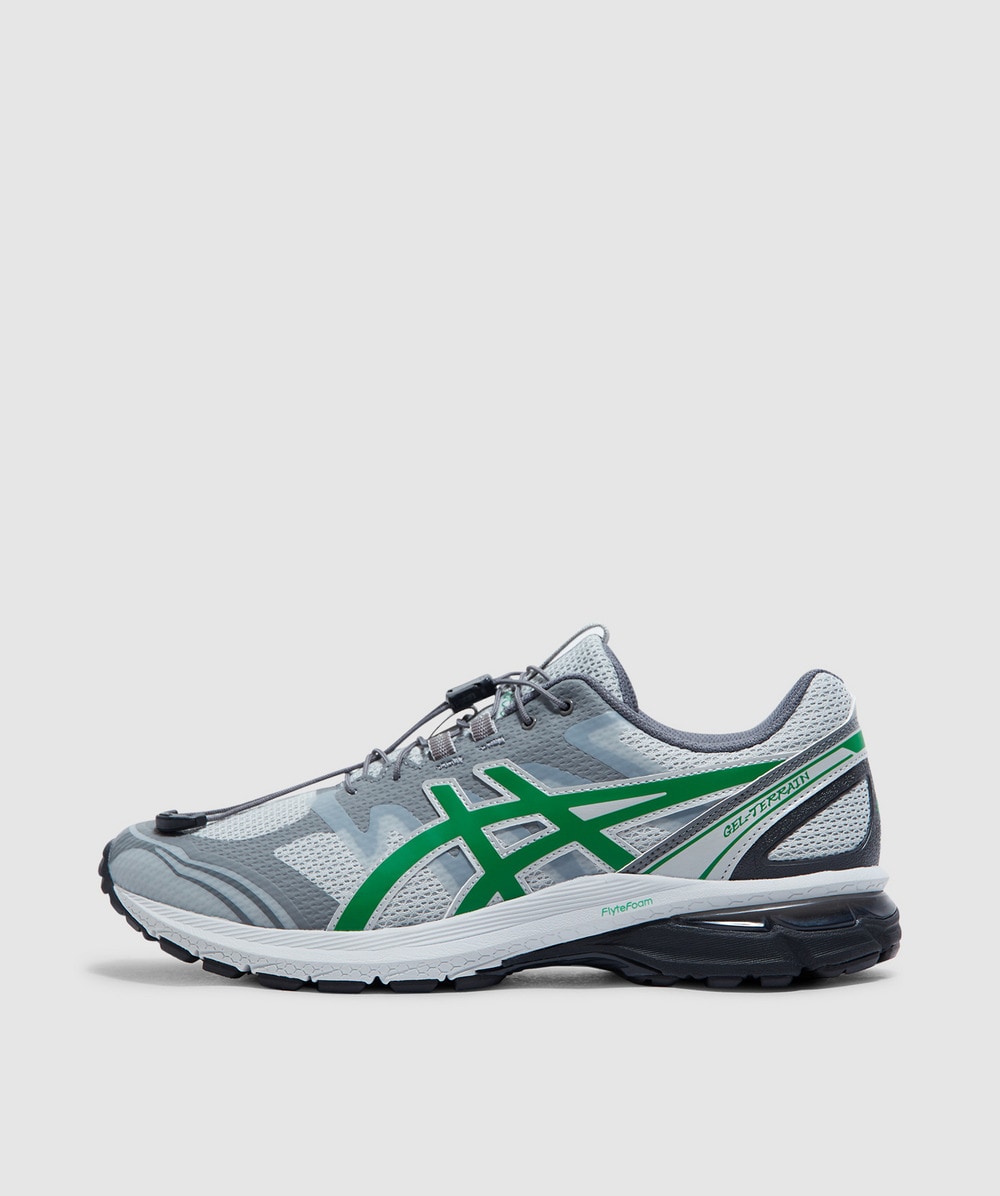 Asics X SAN SAN GEAR gel terrain sneaker GREY VIOLET JOLLY GREEN SEVENSTORE