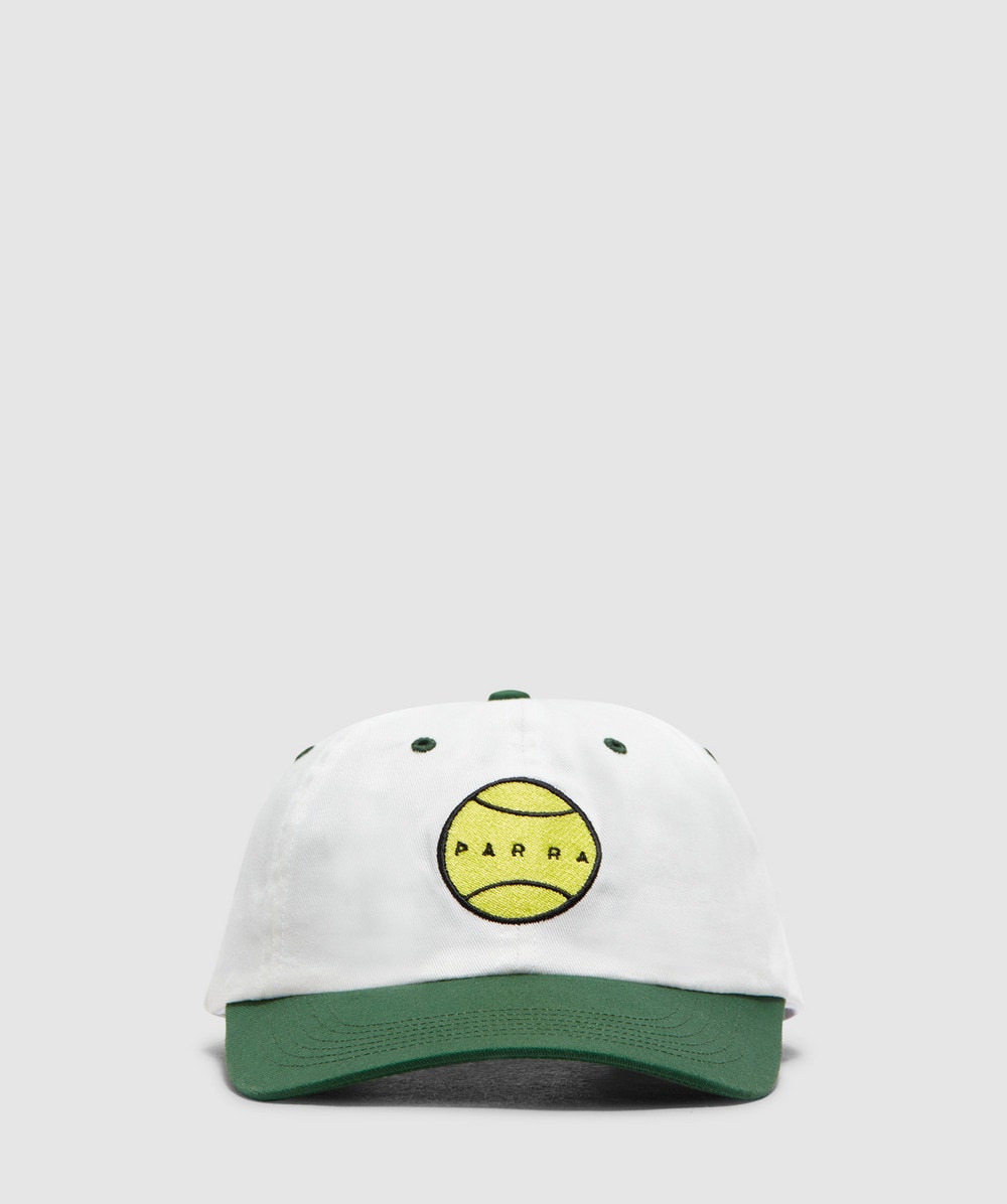 Parra Balled 6 Panel Cap In White