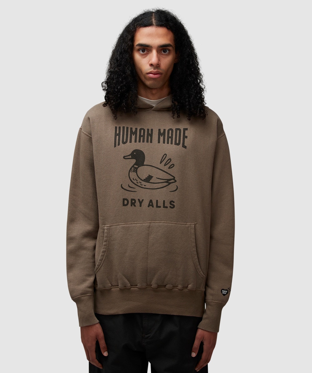 Human Made Tsuriami Hoodie In Brown