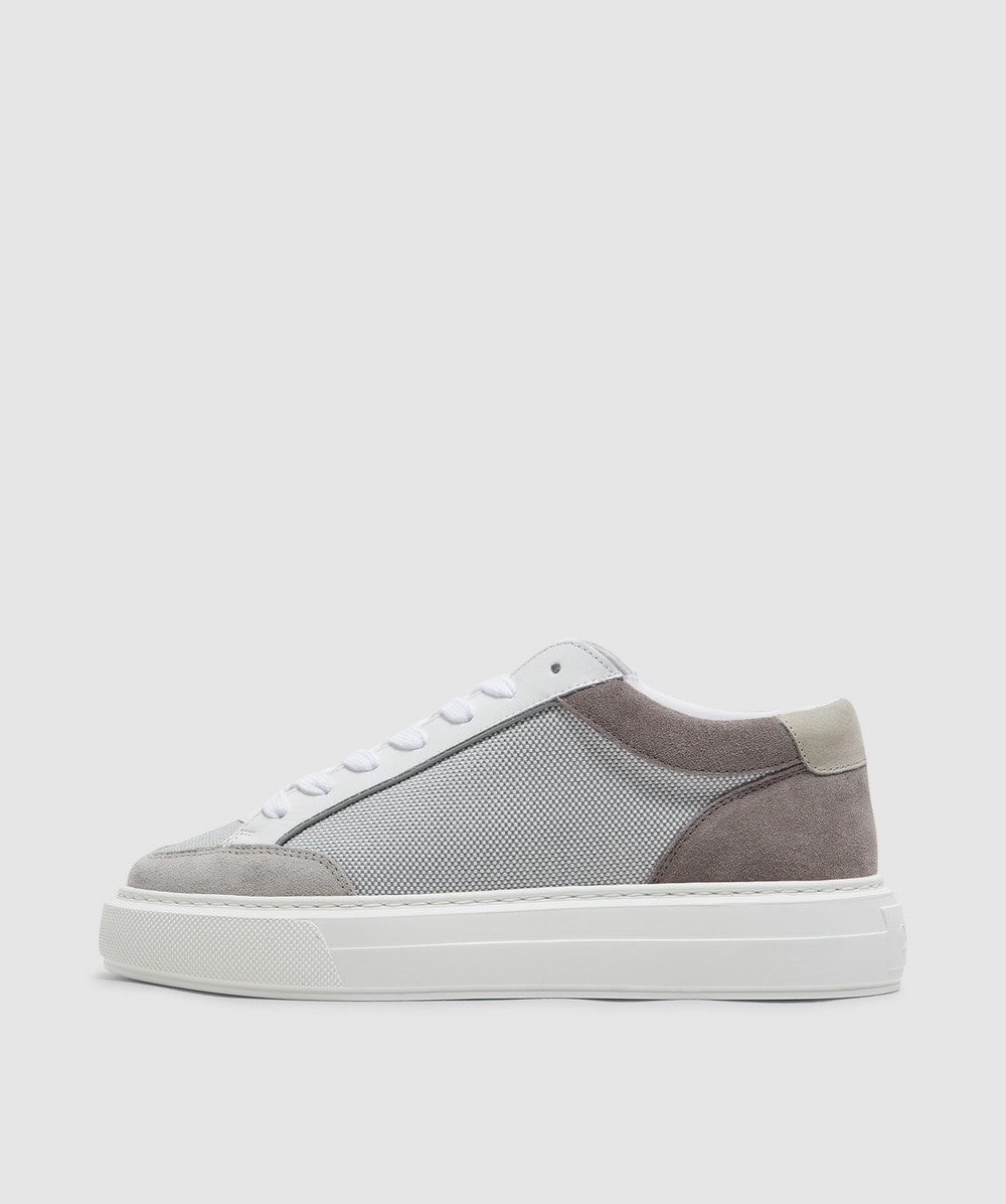 Cleens Luxor Sneaker In White Grey