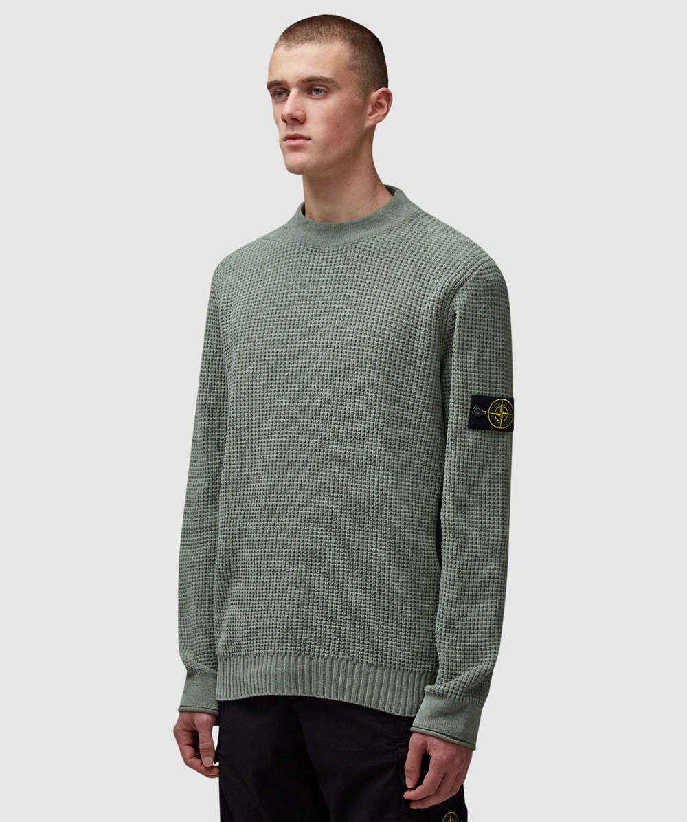 Stone island ice knit sweater online