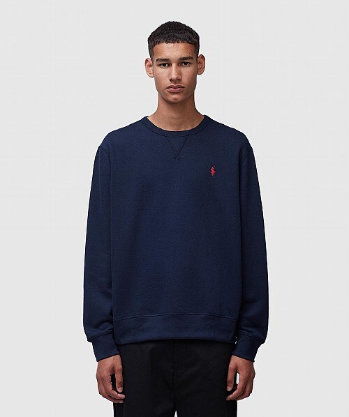 polo fleece sweatshirt