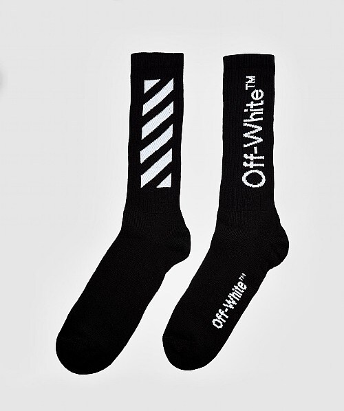 OFF-WHITE c/o VIRGIL ABLOH ARROWS MID LENGTH SOCKS | YELLOW/BLACK ...