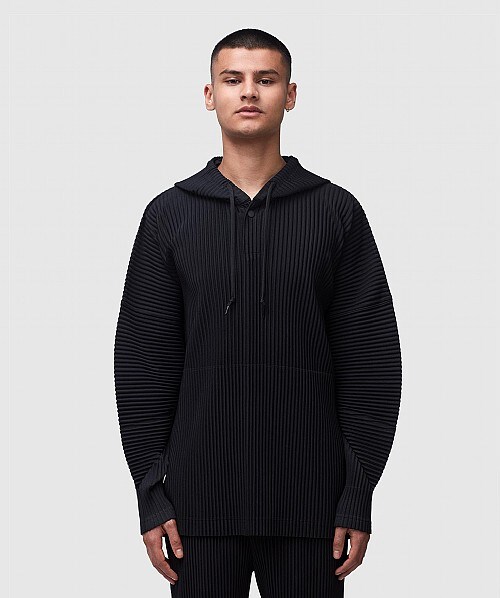 issey miyake homme plisse hoodie