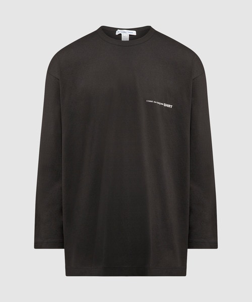 cdg long sleeve black