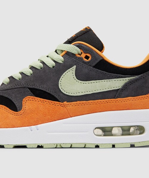 Nike air max 1 hot sale thunder grey total orange