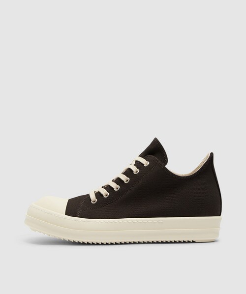 Rick Owens Low Top Sneaker In Dark Dust/milk/milk | ModeSens