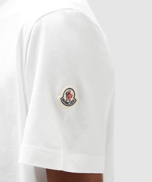 mens white moncler t shirt