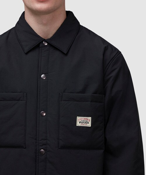 Stüssy Padded tech over shirt | BLACK | SEVENSTORE