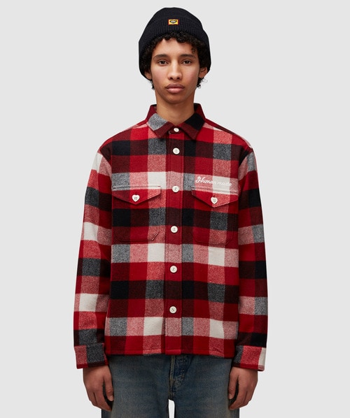 HUMAN MADE HUMAN MADE BEAVERLOCK CHECK WOOL SHIRT