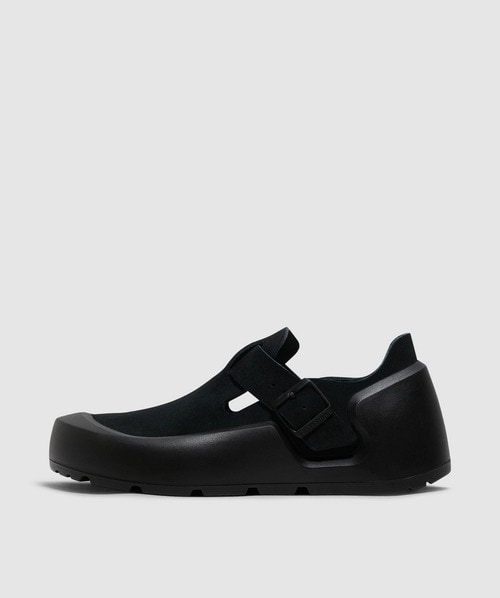 Birkenstock Reykjavik nubuck clog BLACK SEVENSTORE