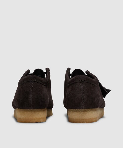 Clarks Originals Wallabee suede shoe DARK BROWN SUEDE SEVENSTORE