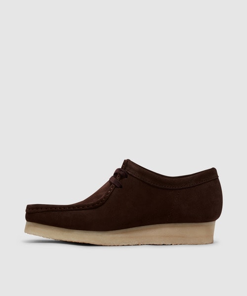 Clarks Originals Wallabee suede shoe BROWN SLATE SUEDE SEVENSTORE