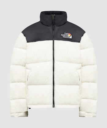 the north face nuptse 700 white