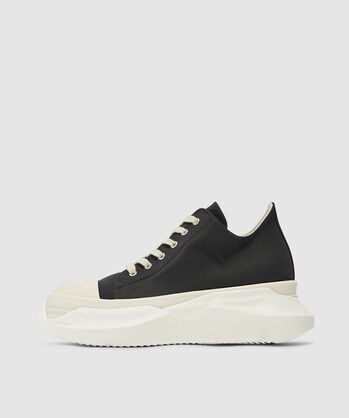 rick owens abstract high top black milk